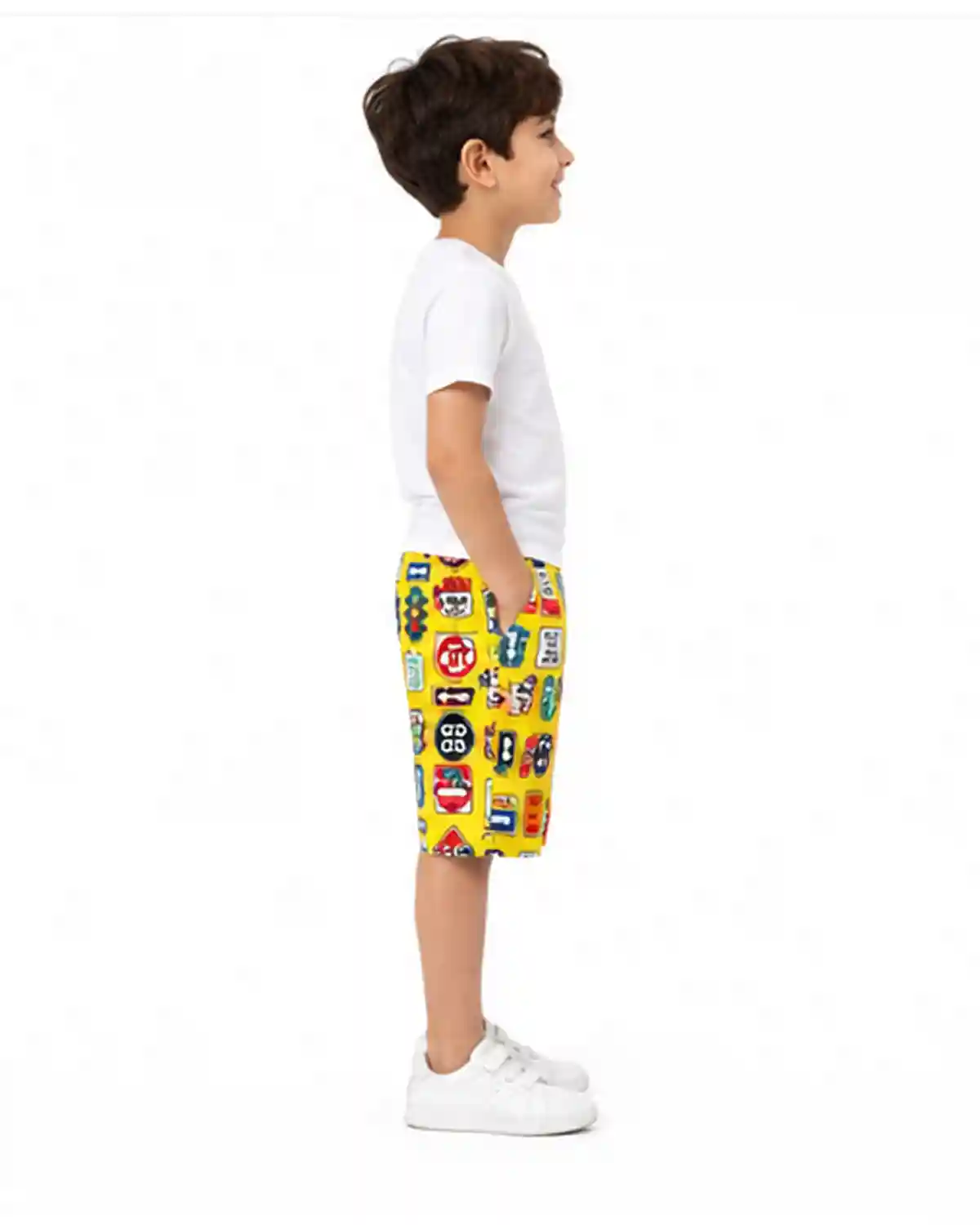 yellow-boys-comfort-shorts-side-view
